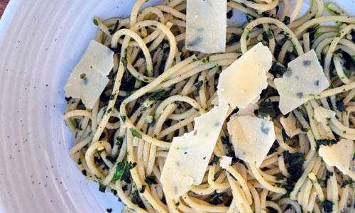 Garlic Basil Linguine